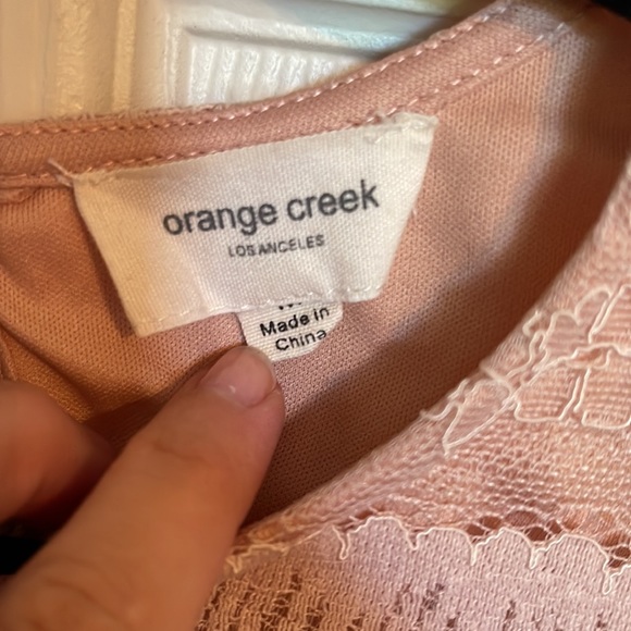 Orange Creek Pink Dress. Size M - Picture 4 of 5